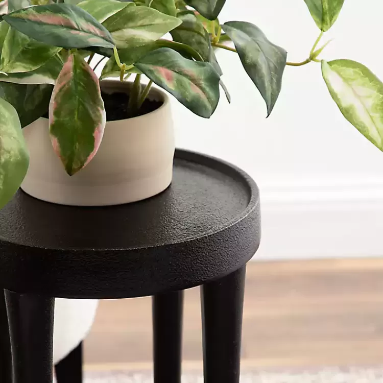 black_round_modern_cocktail_table_6.webp Round Modern Cocktail Table>Kirklands Home Flash Sale