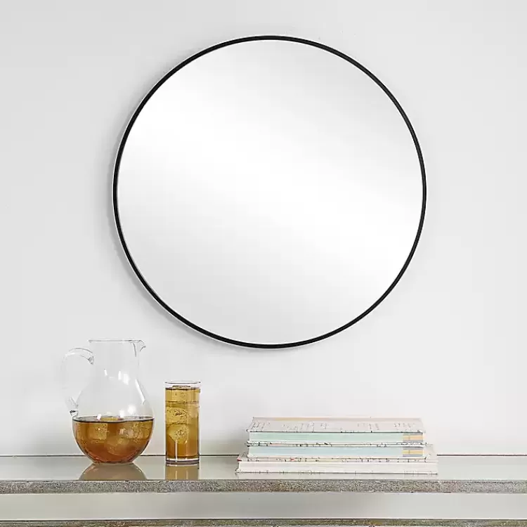 Round Simple Frame Medium Wall Mirror>Kirklands Home Cheap