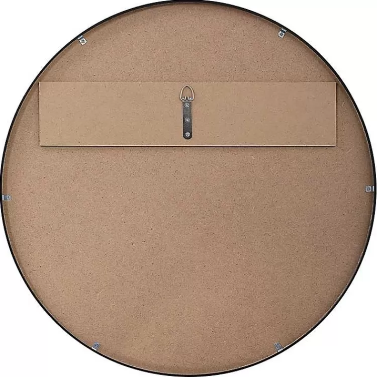 black_round_simple_frame_medium_wall_mirror_4.webp Round Simple Frame Medium Wall Mirror>Kirklands Home Cheap