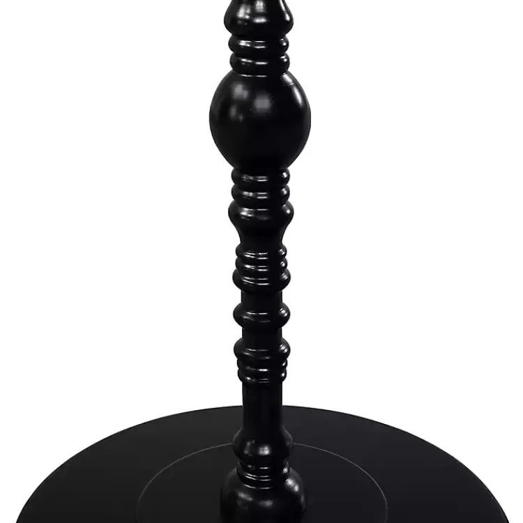 black_santel_spindle_accent_table_3.webp Santel Spindle Accent Table>Kirklands Home Shop
