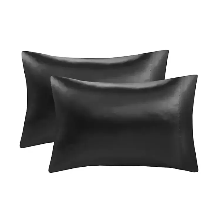 black_satin_king_pc_pillow_case_set_6.webp Satin King 2-pc. Pillow Case Set>Kirklands Home Outlet