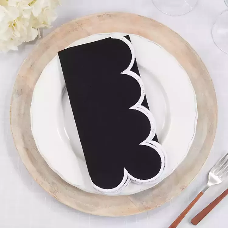 black_scalloped_edge_napkins_set_of__3.webp Scalloped Edge Napkins, Set of 4>Kirklands Home Sale
