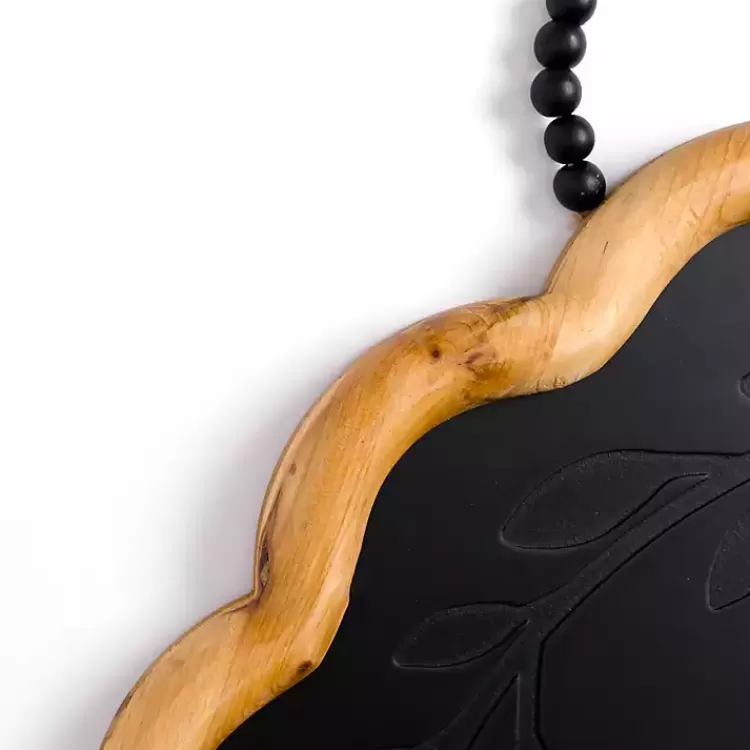 Black Scalloped Monogram D Wall Plaque>Kirklands Home Best Sale