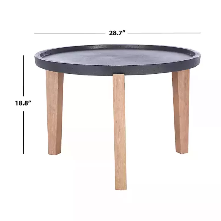 black_sera_outdoor_side_table_3.webp Sera Outdoor Side Table>Kirklands Home Shop