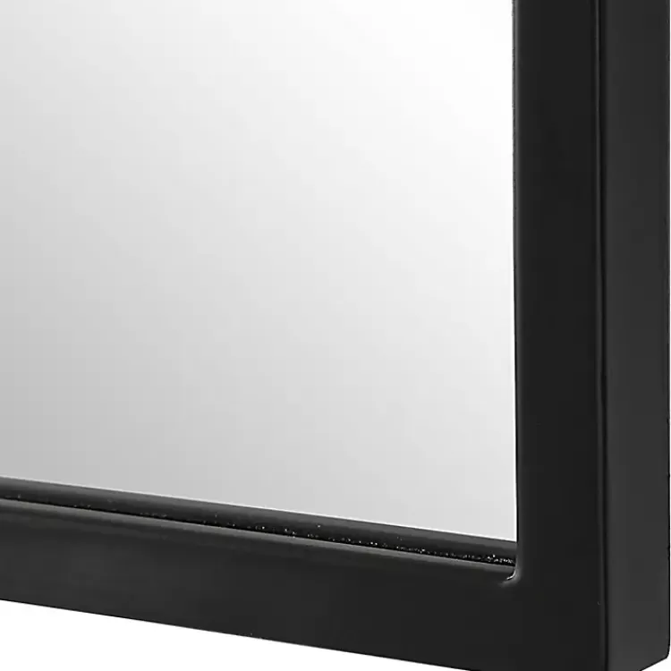 black_simple_round_top_wall_mirror_4.webp Black Simple Round Top Wall Mirror>Kirklands Home Best Sale