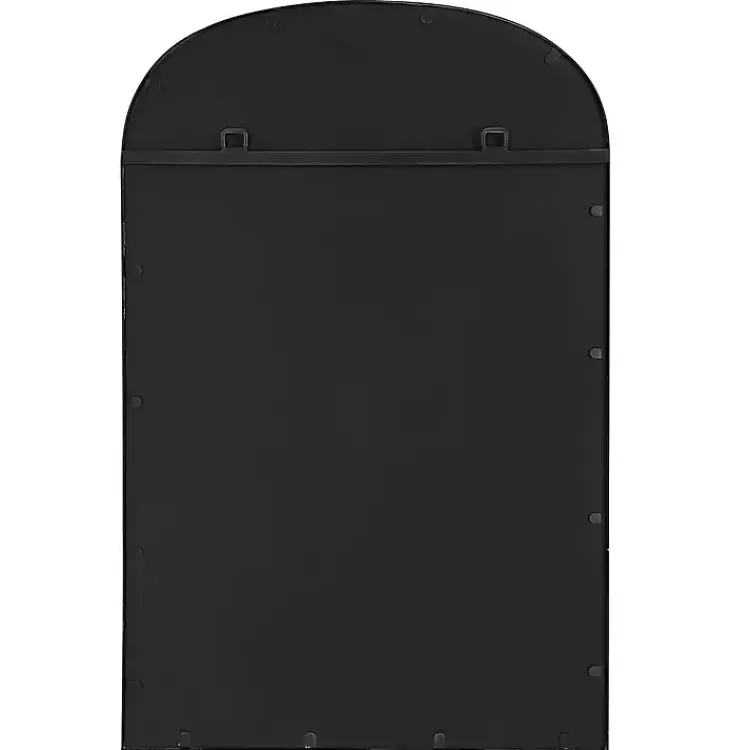 black_simple_round_top_wall_mirror_5.webp Black Simple Round Top Wall Mirror>Kirklands Home Best Sale
