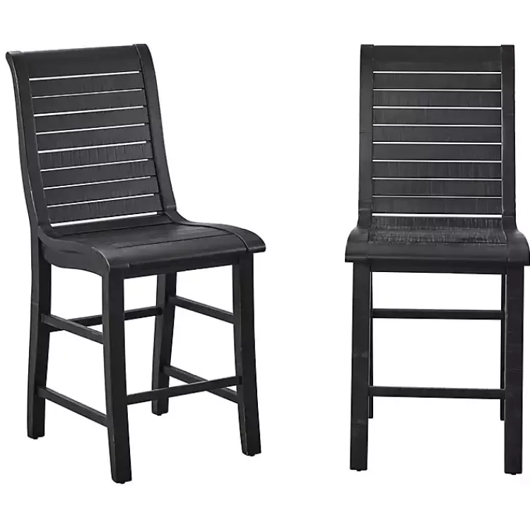 Slatted Counter Stools, Set of 2>Kirklands Home Online