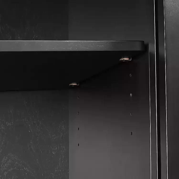black_slatted_sliding_door_sideboard_5.webp Slatted Sliding Door Sideboard>Kirklands Home Best