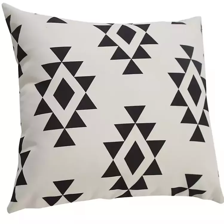 black_southwestern_geometric_outdoor_pillow_2.webp Black Southwestern Geometric Outdoor Pillow>Kirklands Home Flash Sale