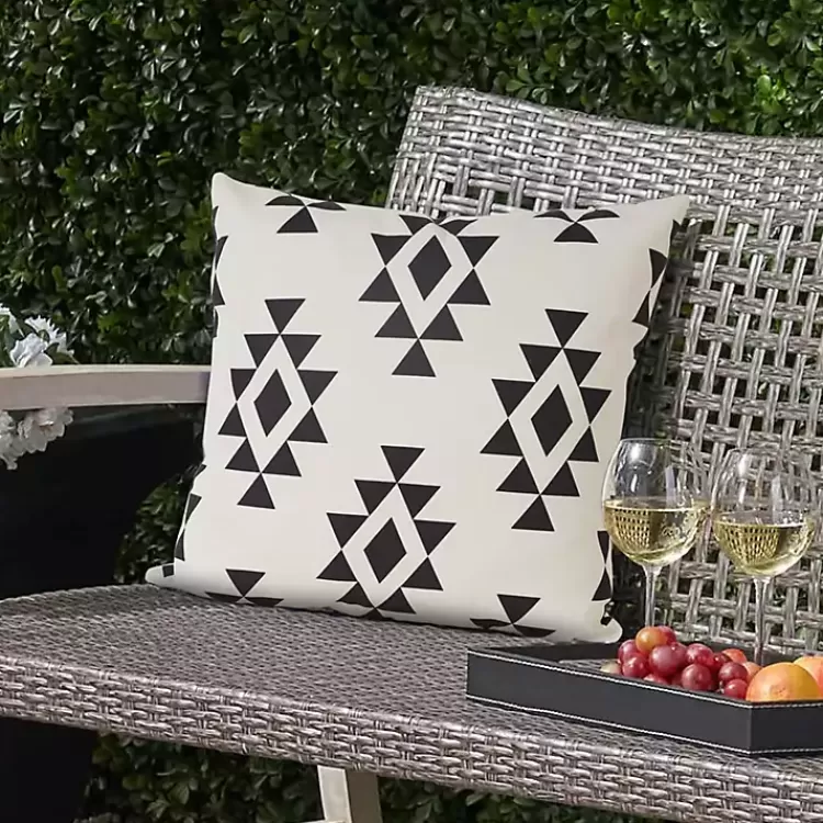 black_southwestern_geometric_outdoor_pillow_4.webp Black Southwestern Geometric Outdoor Pillow>Kirklands Home Flash Sale