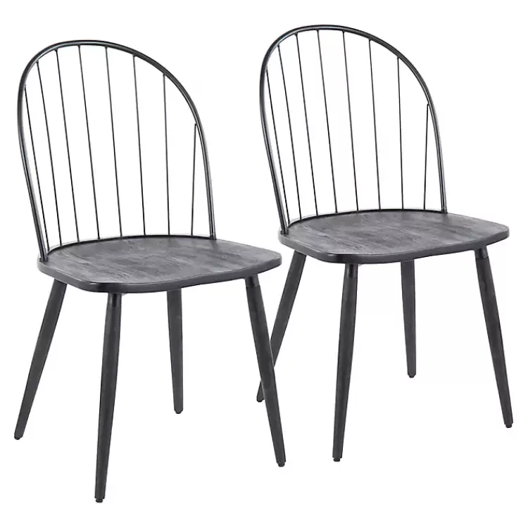 Spindle High Back Dining Chairs, Set of 2>Kirklands Home New