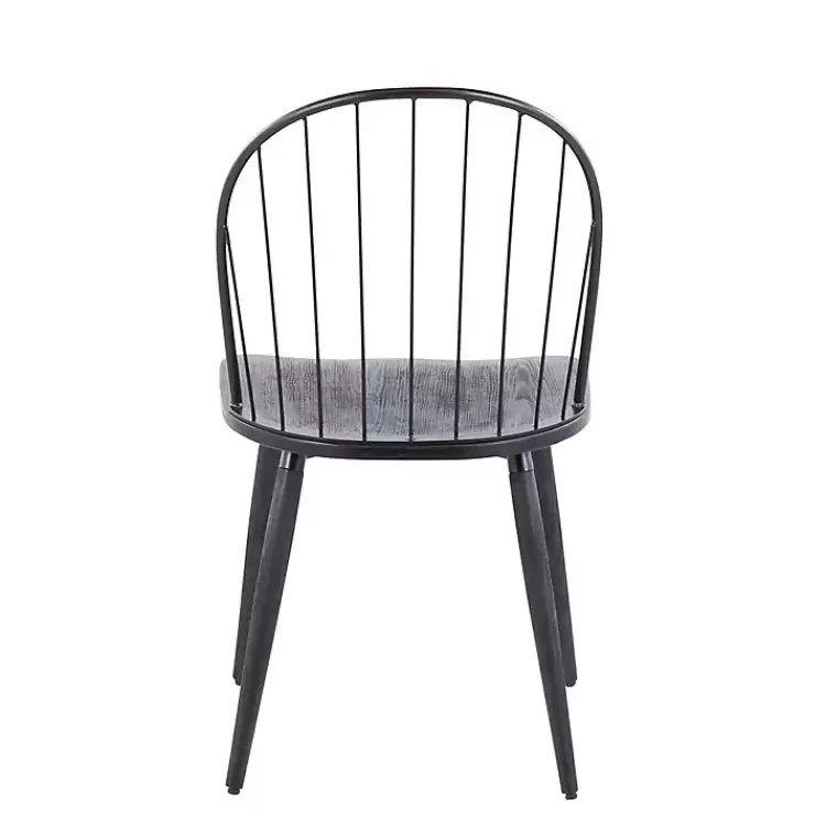 black_spindle_high_back_dining_chairs_set_of__2.webp Spindle High Back Dining Chairs, Set of 2>Kirklands Home New