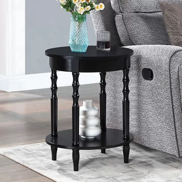 Spindle Legs Oval Accent Table>Kirklands Home Cheap