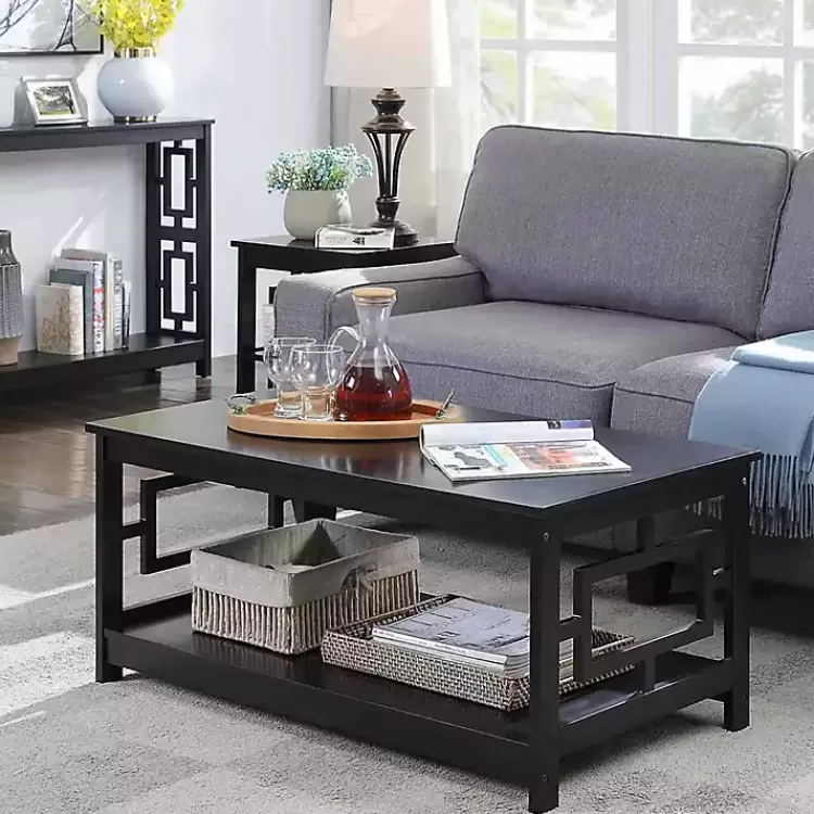 Square Cut-Out Sides Coffee Table>Kirklands Home Shop