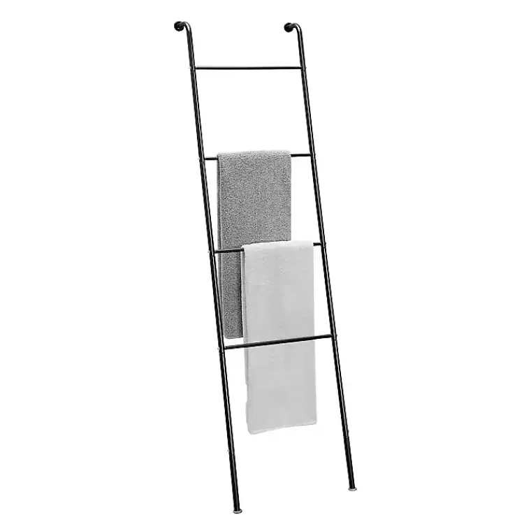 Steel 4-Bar Leaning Towel Ladder>Kirklands Home Shop