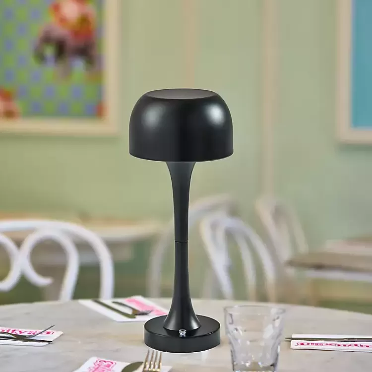 black_tapered_dome_frosted_light_cordless_lamp_4.webp Tapered Dome Frosted Light Cordless Lamp>Kirklands Home Cheap