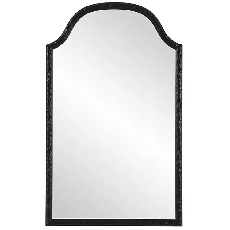 Black Textured Arch Wall Mirror>Kirklands Home Store