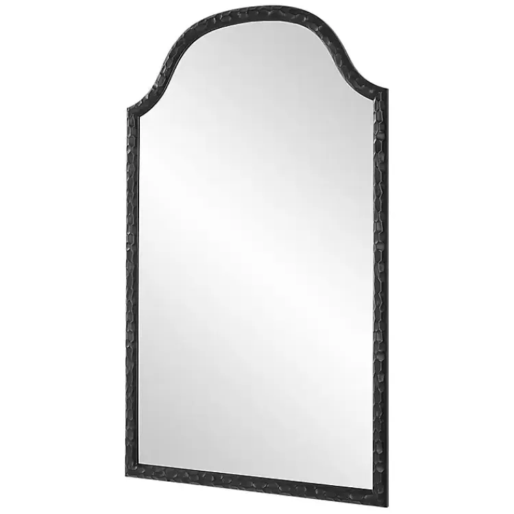 black_textured_arch_wall_mirror_3.webp Black Textured Arch Wall Mirror>Kirklands Home Store