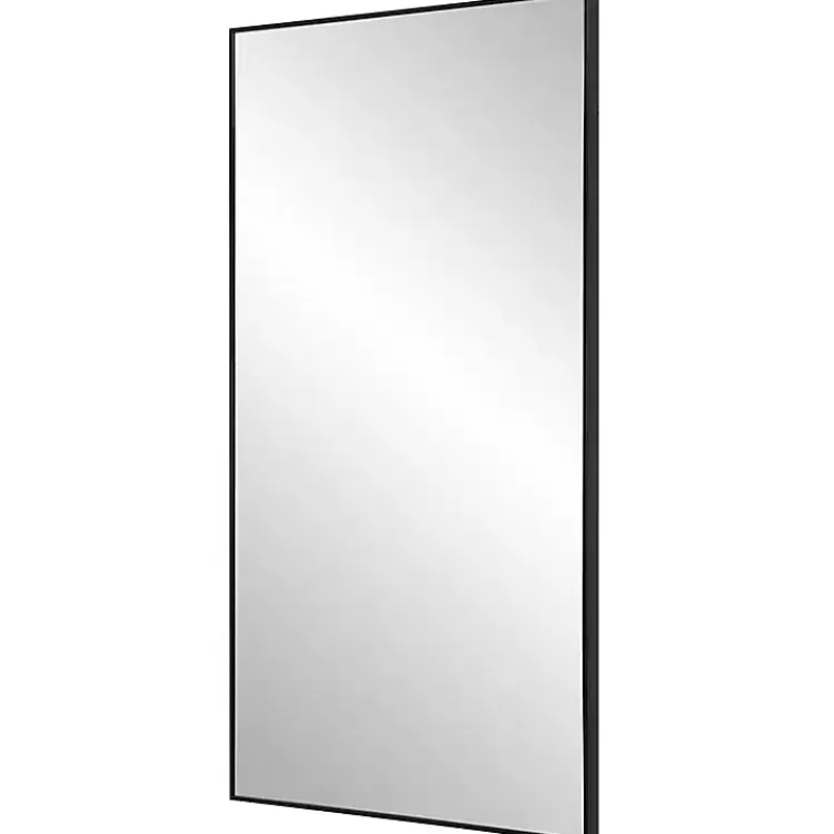 black_thin_frame_rectangle_wall_mirror_3.webp Black Thin Frame Rectangle Wall Mirror>Kirklands Home Discount