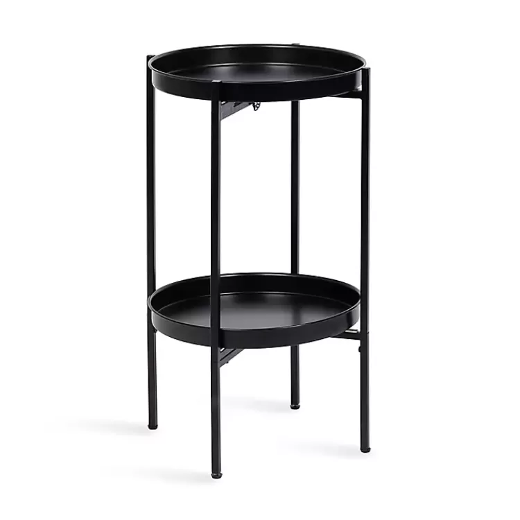 2-Tier Foldable Cienna Accent Table>Kirklands Home Best