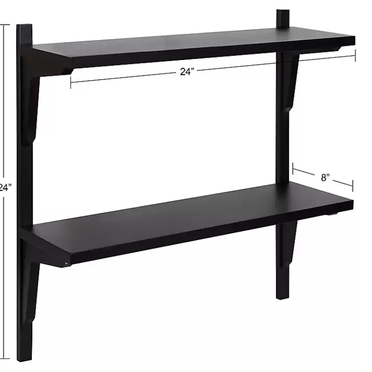 Traditional Two-Tiered Wall Shelf>Kirklands Home Best
