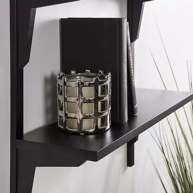 black_traditional_twotiered_wall_shelf_7.webp Traditional Two-Tiered Wall Shelf>Kirklands Home Best