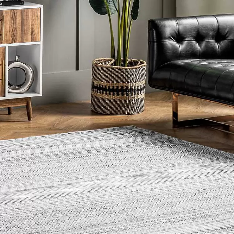 black_tribal_geometric_washable_area_rug_x_8-1.webp Black Tribal Geometric Washable Area Rug, 6x9>Kirklands Home Store