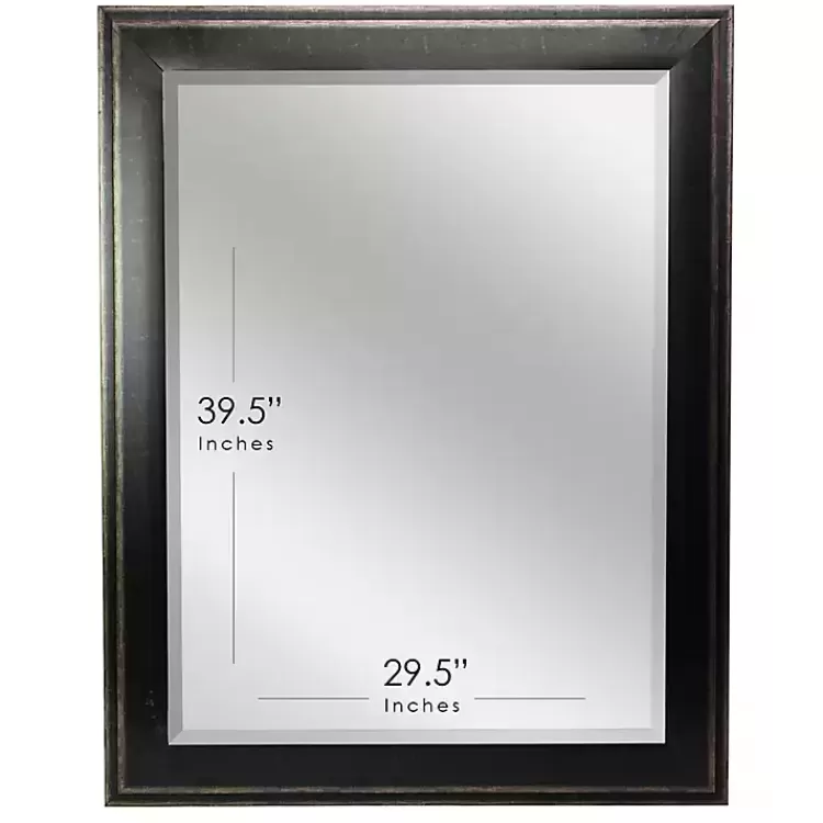 black_two_step_beveled_frame_vanity_mirror_4.webp Black Two Step Beveled Frame Vanity Mirror>Kirklands Home Cheap