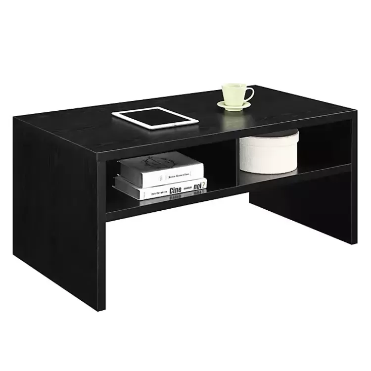 black_wakefield_shelf_coffee_table_2.webp Wakefield Shelf Coffee Table>Kirklands Home Store