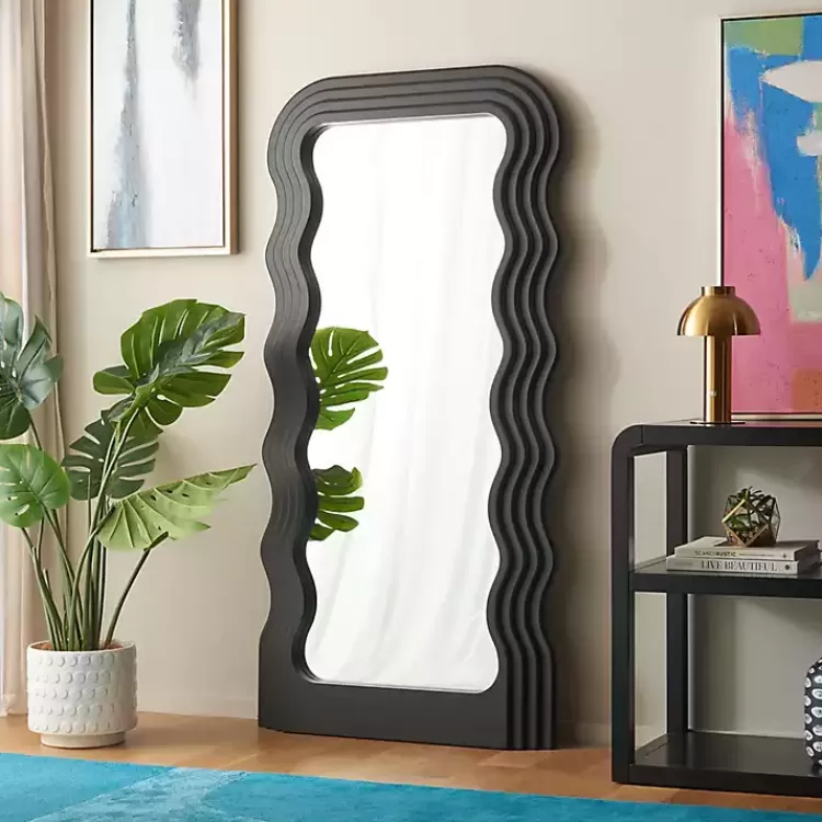 black_wavy_mayha_leaner_mirror_4.webp Wavy Mayha Leaner Mirror>Kirklands Home Best Sale