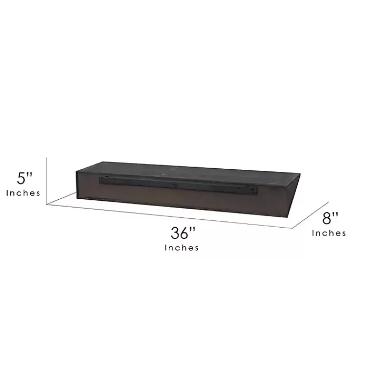 black_wedge_wood_large_floating_shelf_3.webp Black Wedge Wood Large Floating Shelf>Kirklands Home Cheap