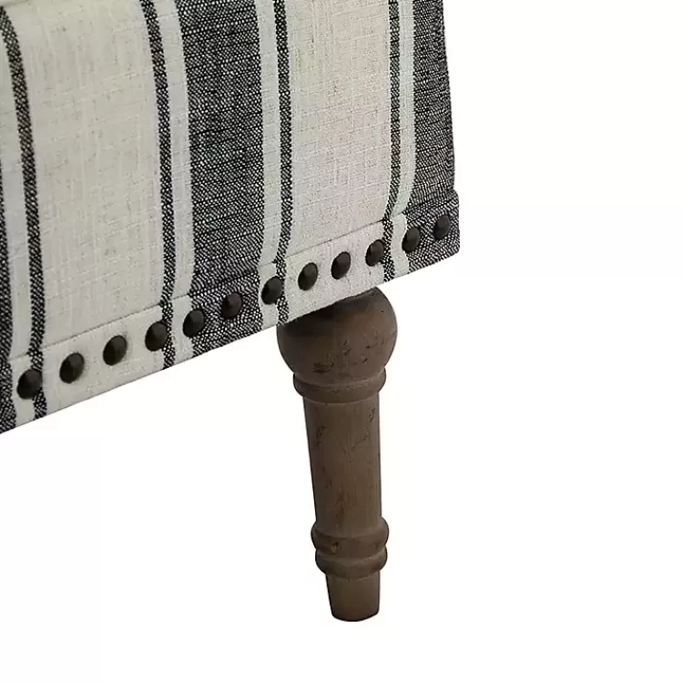 black_white_stripe_upholstered_accent_chair_8.webp Black White Stripe Upholstered Accent Chair>Kirklands Home New