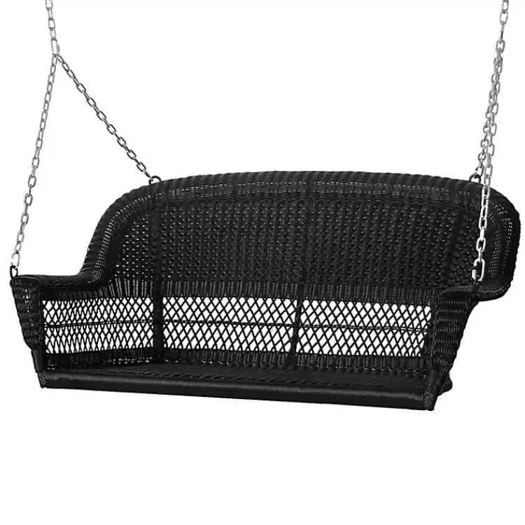Wicker Hanging Porch Swing>Kirklands Home Clearance