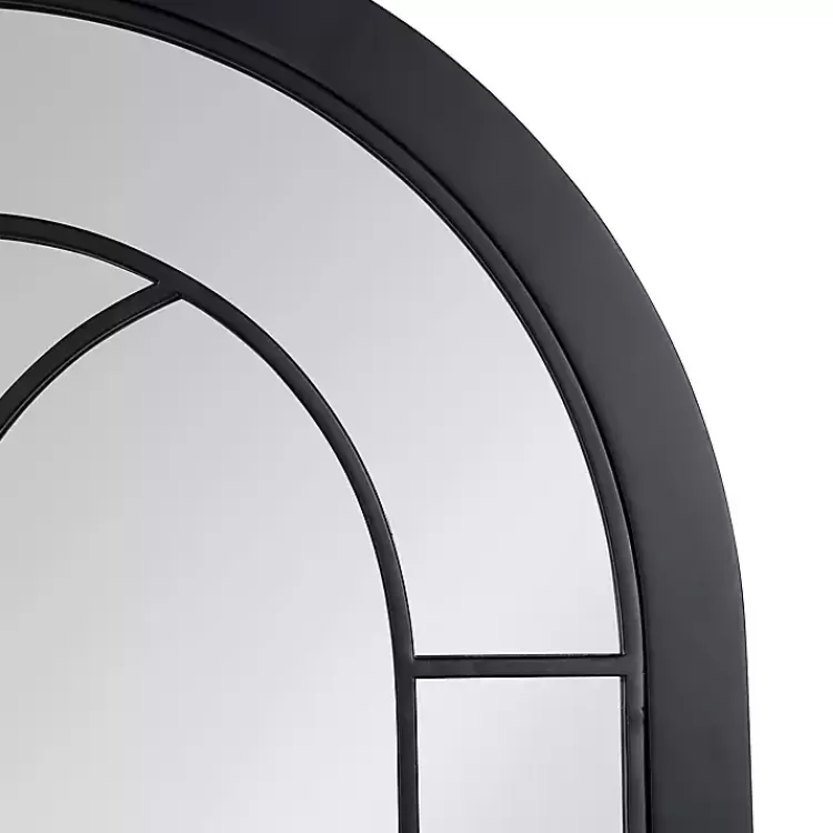 black_windowpane_arch_geoffrey_mirror_2.webp Windowpane Arch Geoffrey Mirror>Kirklands Home Fashion