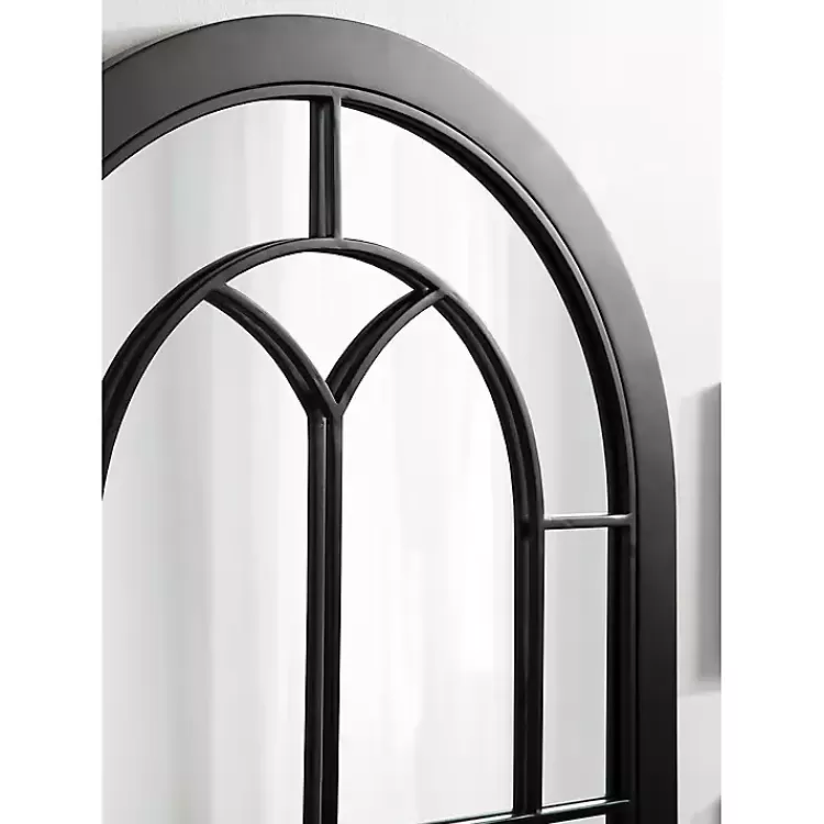black_windowpane_arch_geoffrey_mirror_6.webp Windowpane Arch Geoffrey Mirror>Kirklands Home Fashion