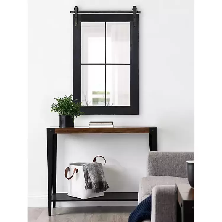 black_windowpane_kates_mirror_x_in_5.webp Windowpane Kates Mirror, 23x36 in.>Kirklands Home Clearance