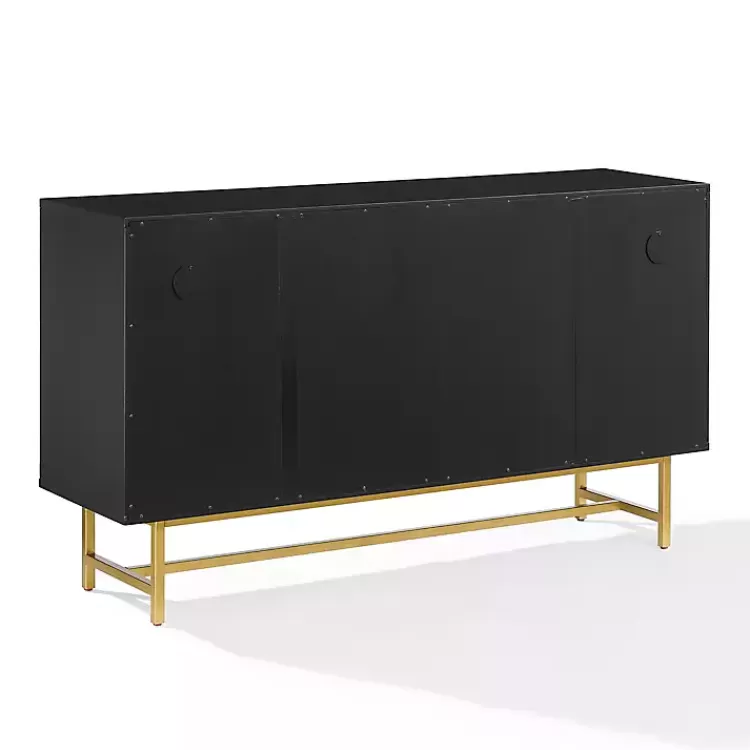black_wood__gold_metal_sideboard_2.webp Wood & Gold Metal Sideboard>Kirklands Home Clearance