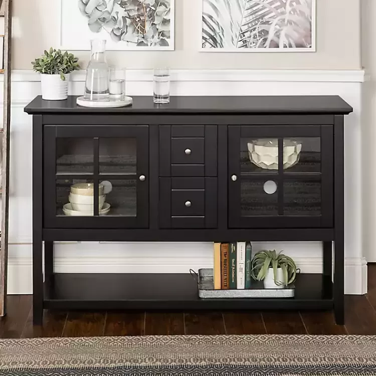 Wood and Glass Buffet Cabinet>Kirklands Home Best