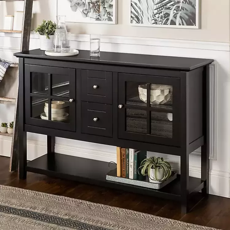 Wood and Glass Buffet Cabinet>Kirklands Home Best