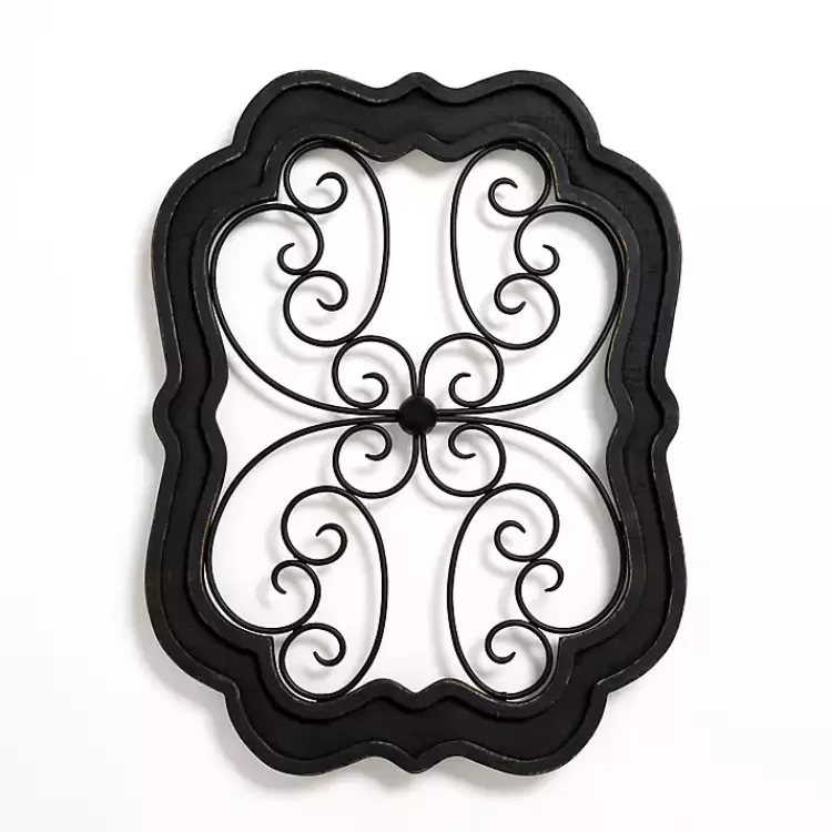 Wood and Metal Decorative Wall Plaque>Kirklands Home Store