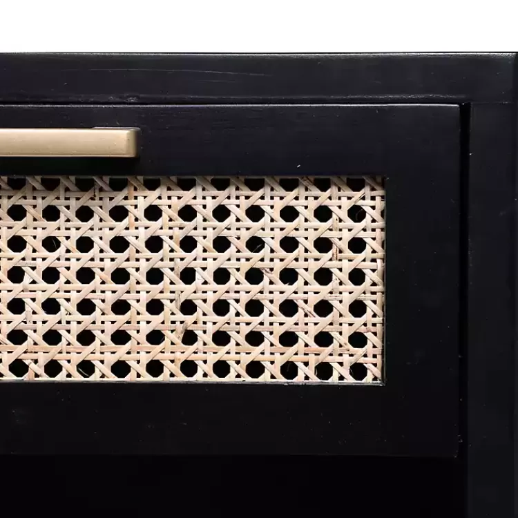 black_wood_and_natural_rattan_drawer_nightstand_2.webp Wood and Natural Rattan Drawer Nightstand>Kirklands Home Store