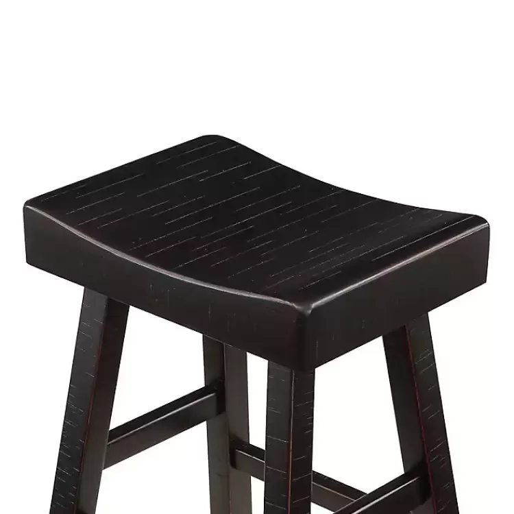 black_wood_counter_stools_set_of__2.webp Wood Counter Stools, Set of 2>Kirklands Home Clearance
