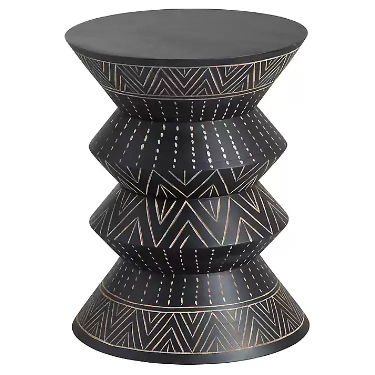 Wood Curved Edge Accent Table>Kirklands Home Hot