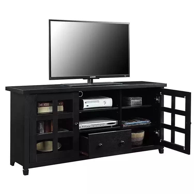 black_wood_door_windowpane_media_cabinet_2.webp Wood 2-Door Windowpane Media Cabinet>Kirklands Home Shop