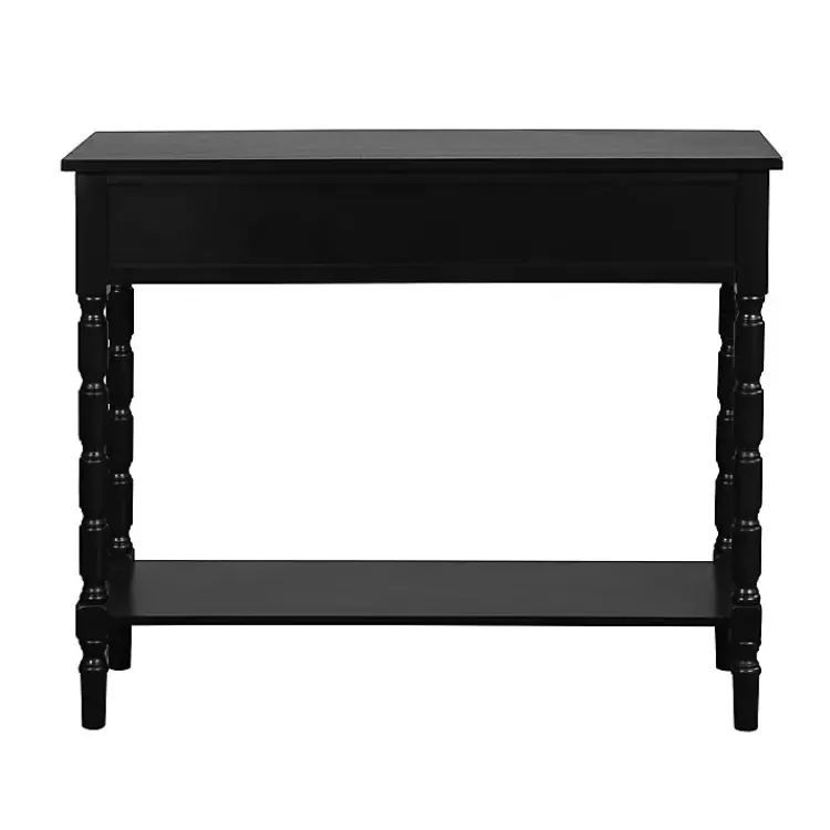 black_wood_drawer_barrett_console_table_3-1.webp Wood 2-Drawer Barrett Console Table>Kirklands Home New