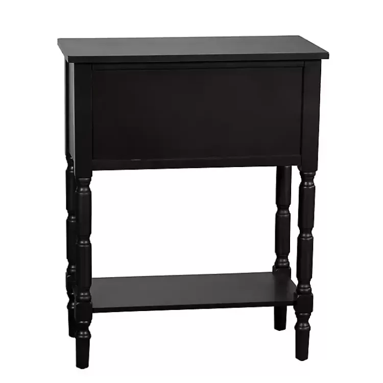 black_wood_drawer_barrett_console_table_3.webp Wood 4-Drawer Barrett Console Table>Kirklands Home Cheap