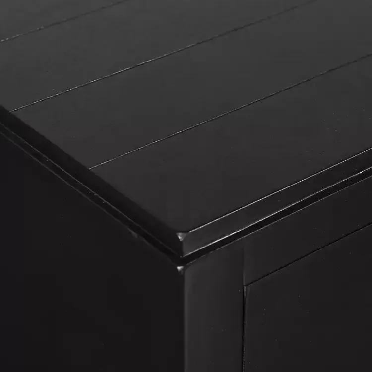 black_wood_drawer_layla_console_table_6.webp Wood 2-Drawer Layla Console Table>Kirklands Home Best