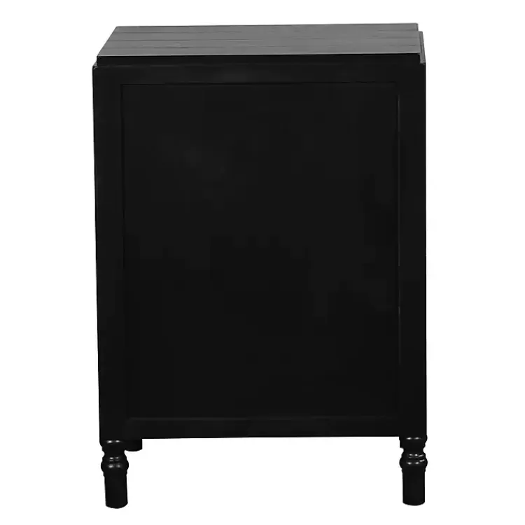 black_wood_drawer_layla_nightstand_3.webp Wood 3-Drawer Layla Nightstand>Kirklands Home Clearance