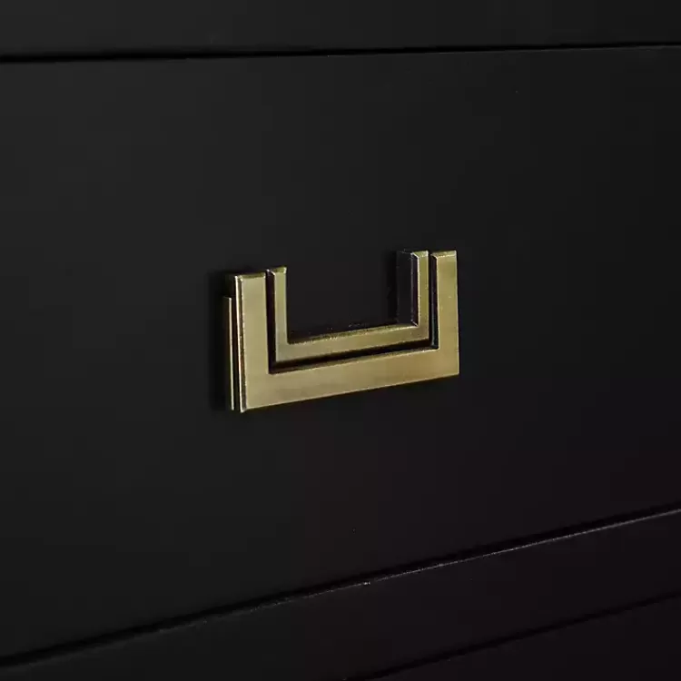 black_wood_drawer_layla_nightstand_6.webp Wood 3-Drawer Layla Nightstand>Kirklands Home Clearance