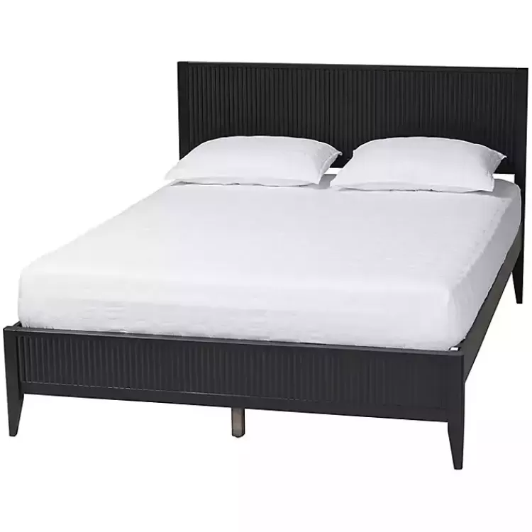 Wood Fluted Headboard Primrose Queen Bed>Kirklands Home Cheap